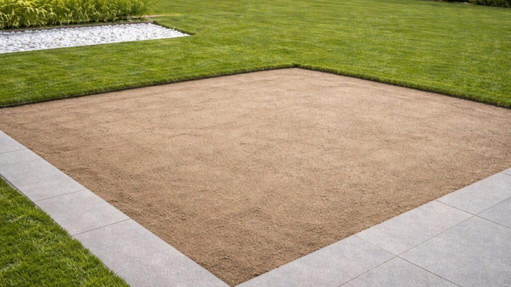 base adecuada para el cesped